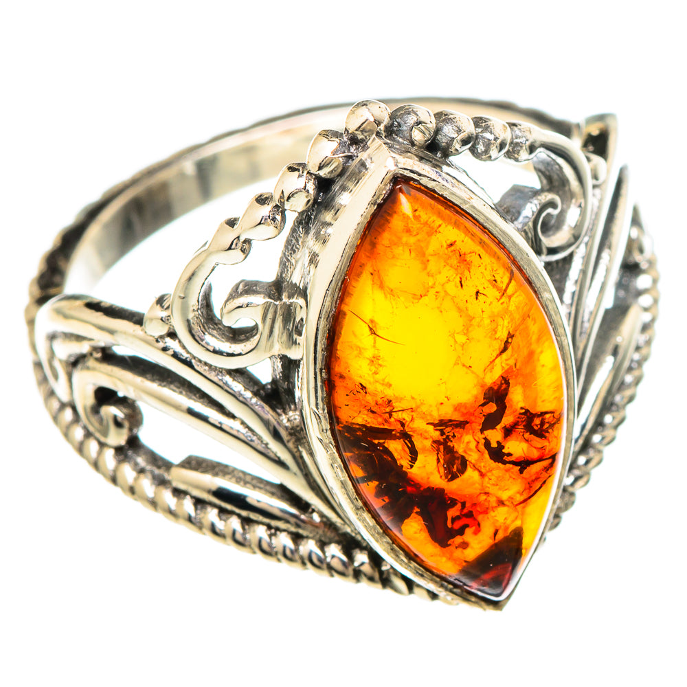 Baltic Amber Rings handcrafted by Anasilvercos - RING100218