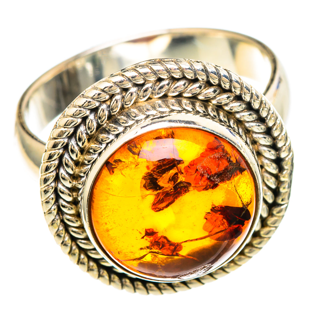 Baltic Amber Rings handcrafted by Anasilvercos - RING100219
