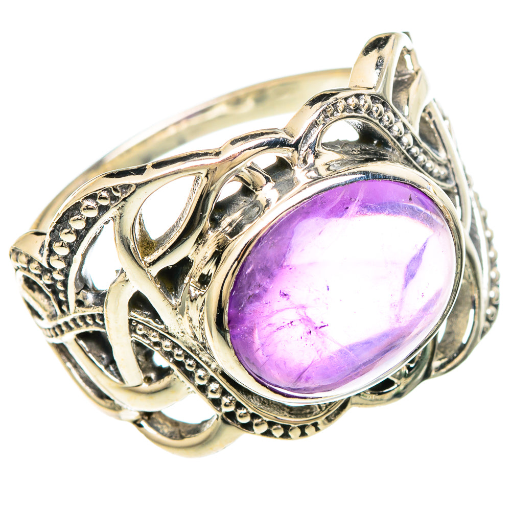 Amethyst Rings handcrafted by Anasilvercos - RING100223