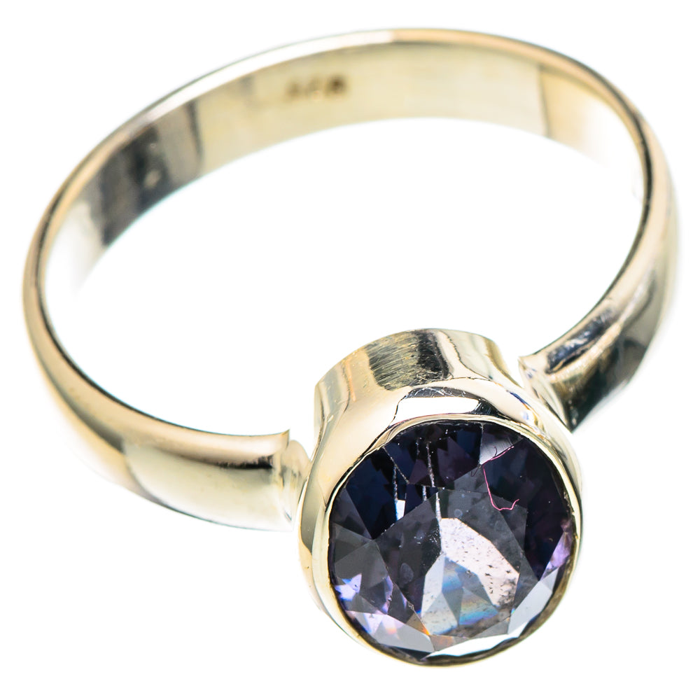 Violet Spinel Rings handcrafted by Anasilvercos - RING100225