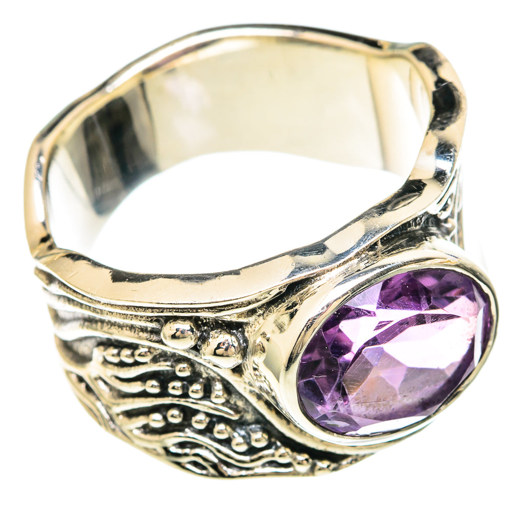 Amethyst Rings handcrafted by Anasilvercos - RING100227