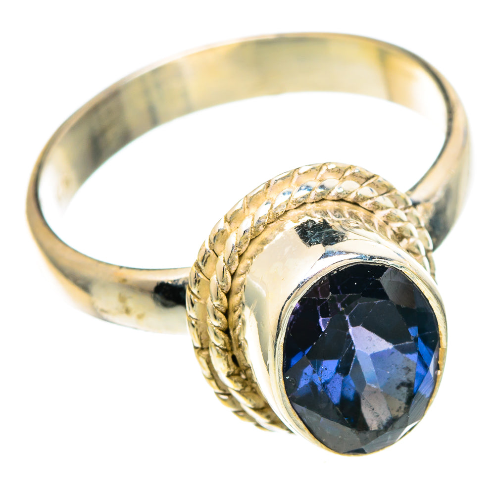 Violet Spinel Rings handcrafted by Anasilvercos - RING100235