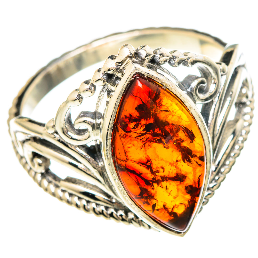 Baltic Amber Rings handcrafted by Anasilvercos - RING100248
