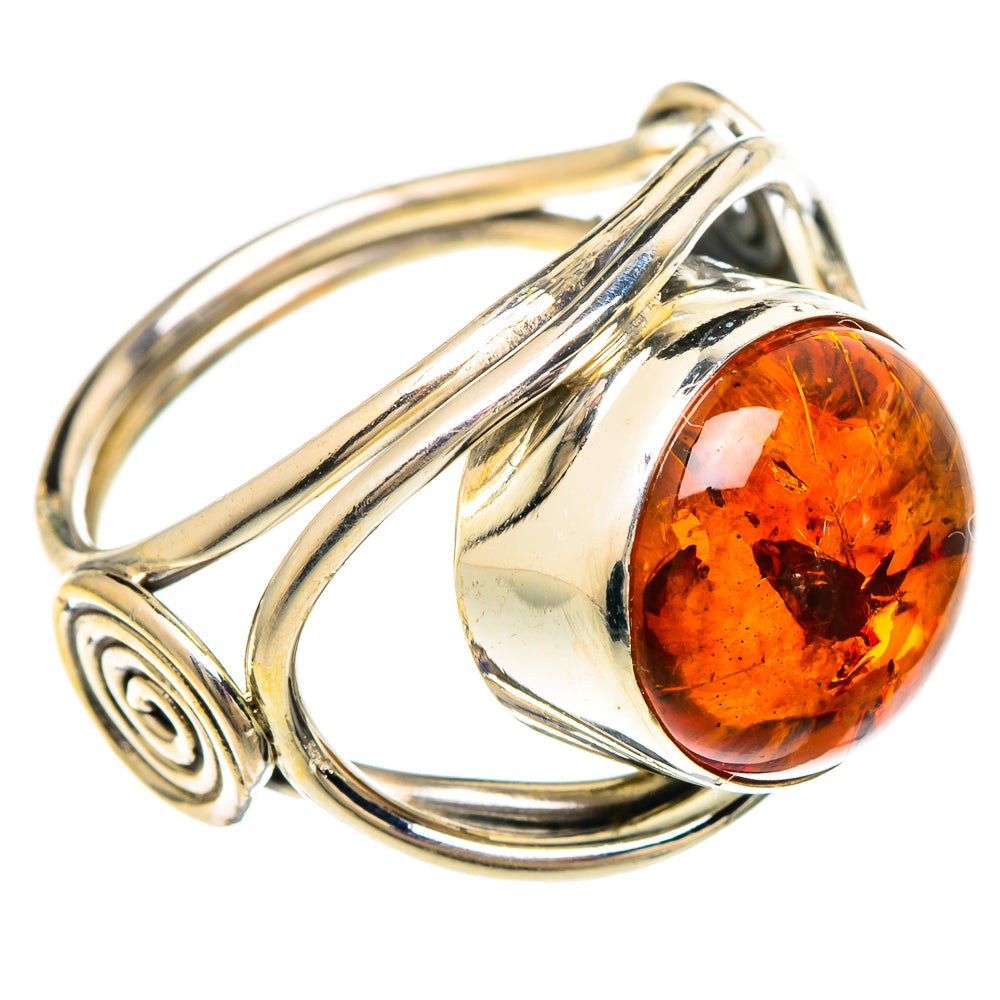 Baltic Amber Rings handcrafted by Anasilvercos - RING100249