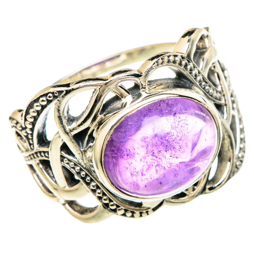 Amethyst Rings handcrafted by Anasilvercos - RING100251