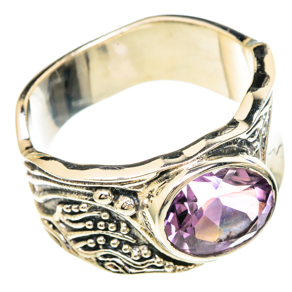 Amethyst Rings handcrafted by Anasilvercos - RING100253