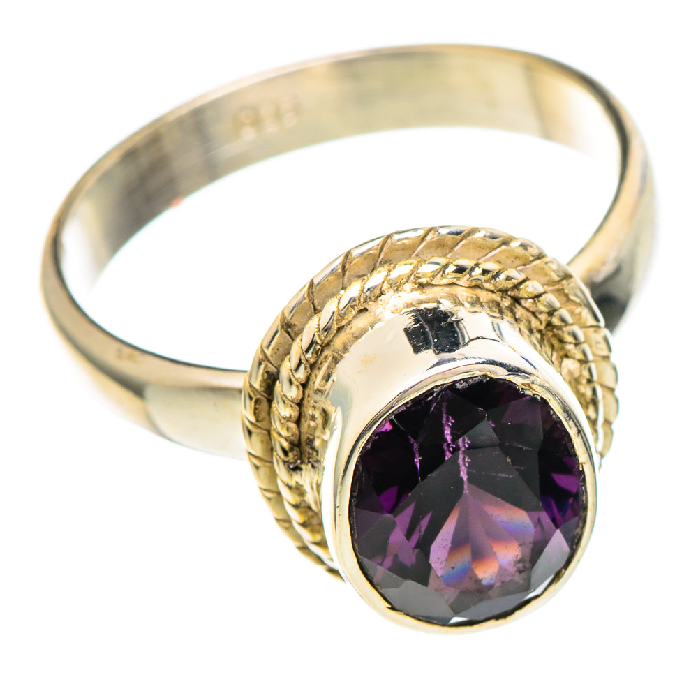 Purple Spinel Rings handcrafted by Anasilvercos - RING100257 - Photo 2