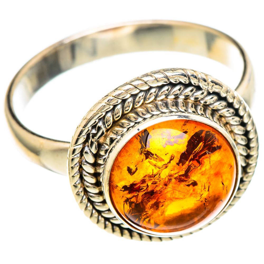 Baltic Amber Rings handcrafted by Anasilvercos - RING100268