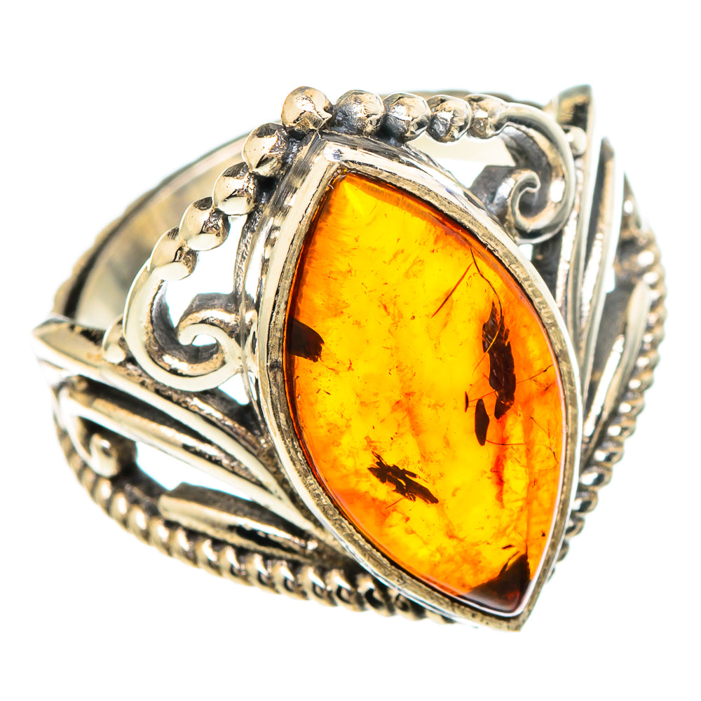Baltic Amber Rings handcrafted by Anasilvercos - RING100269