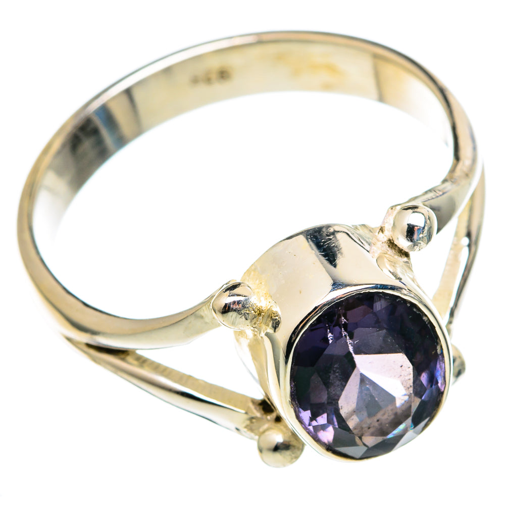 Violet Spinel Rings handcrafted by Anasilvercos - RING100274