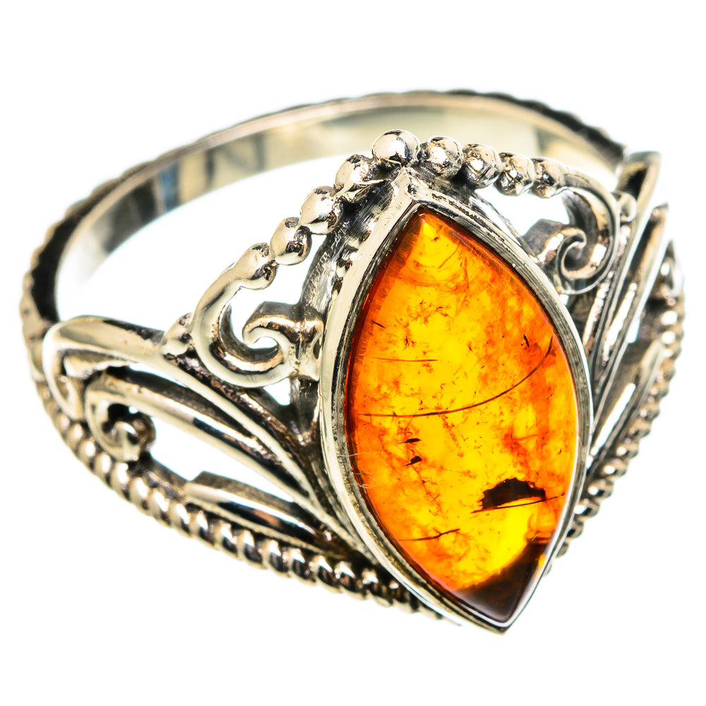 Baltic Amber Rings handcrafted by Anasilvercos - RING100285