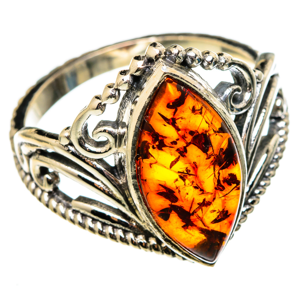 Baltic Amber Rings handcrafted by Anasilvercos - RING100301