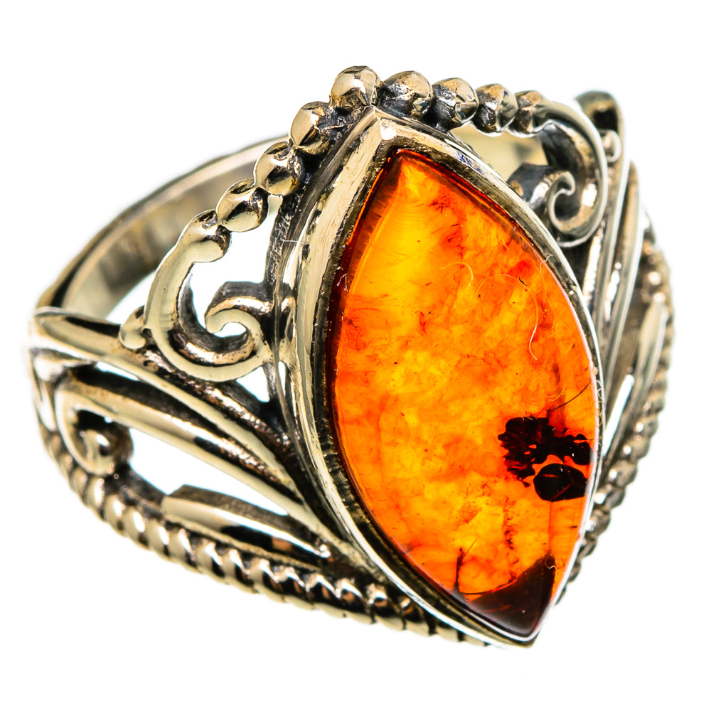 Baltic Amber Rings handcrafted by Anasilvercos - RING100302