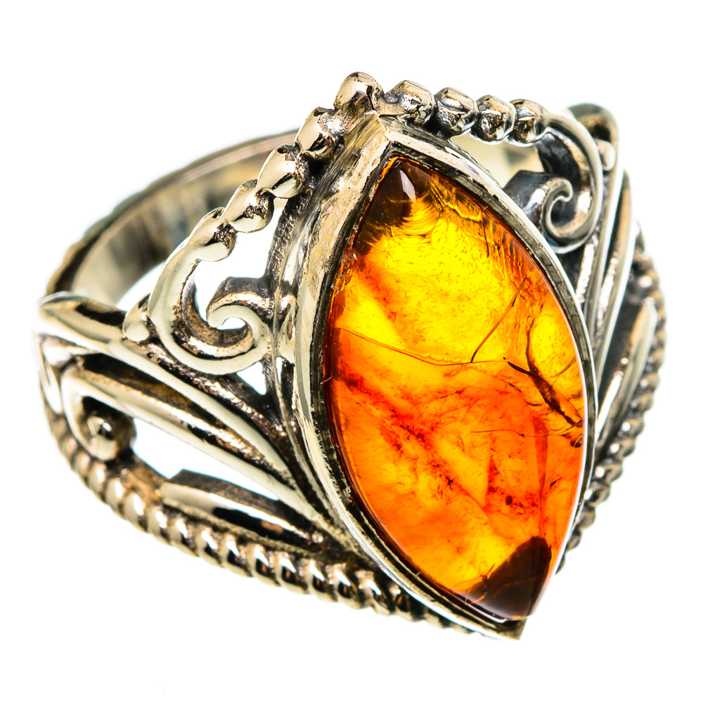 Baltic Amber Rings handcrafted by Anasilvercos - RING100308