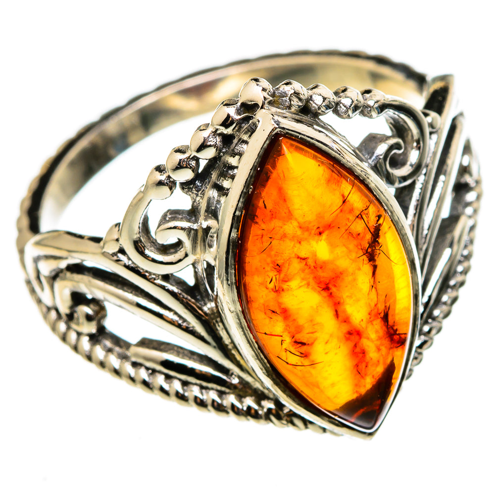 Baltic Amber Rings handcrafted by Anasilvercos - RING100309
