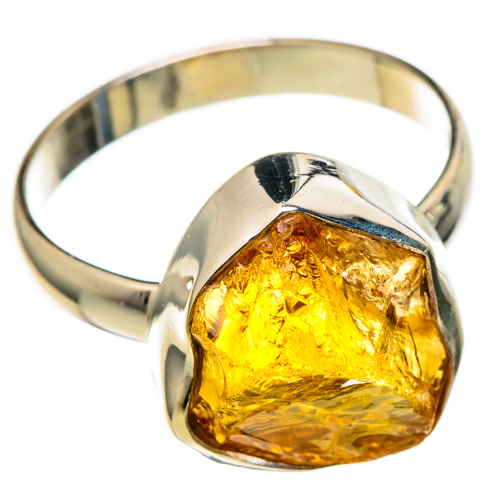 Citrine Rings handcrafted by Anasilvercos - RING100312