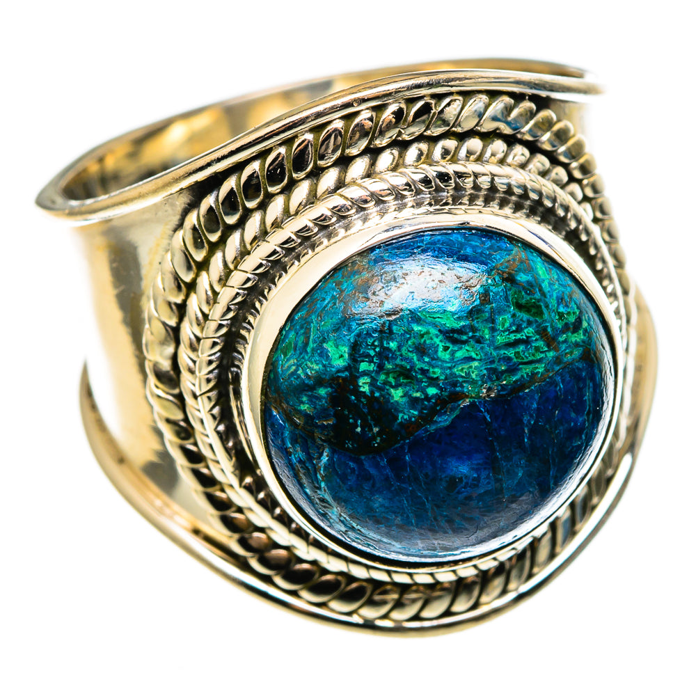 Azurite Rings handcrafted by Anasilvercos - RING100313