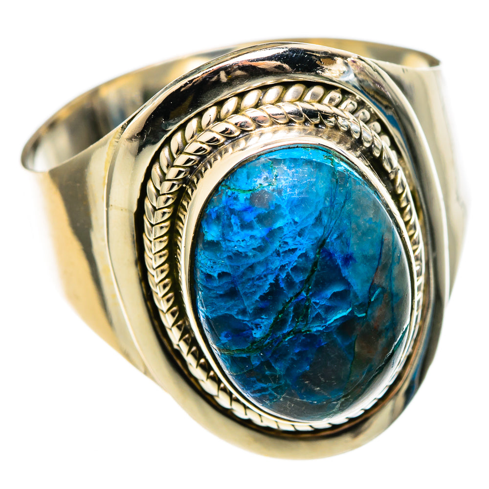 Azurite Rings handcrafted by Anasilvercos - RING100314