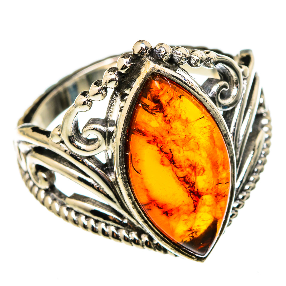 Baltic Amber Rings handcrafted by Anasilvercos - RING100323