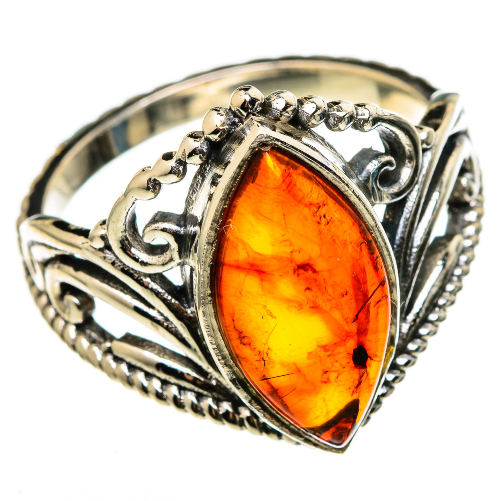 Baltic Amber Rings handcrafted by Anasilvercos - RING100331