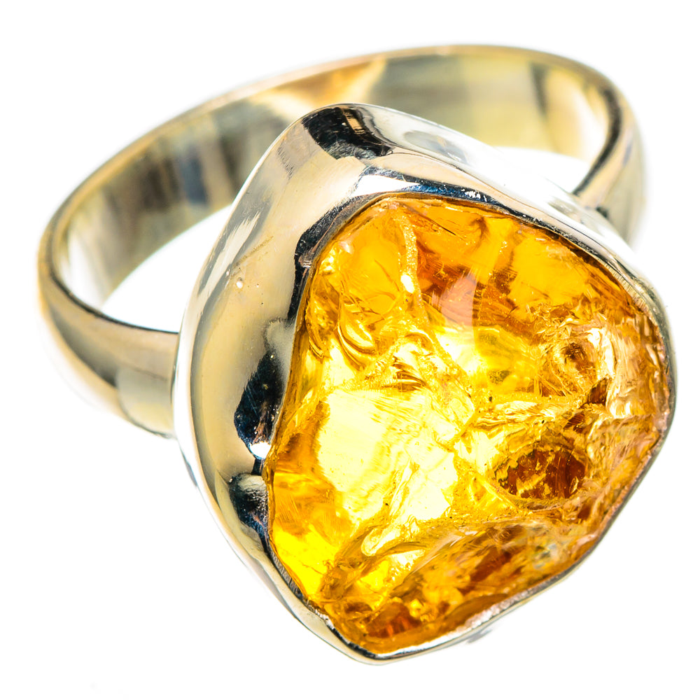 Citrine Rings handcrafted by Anasilvercos - RING100344