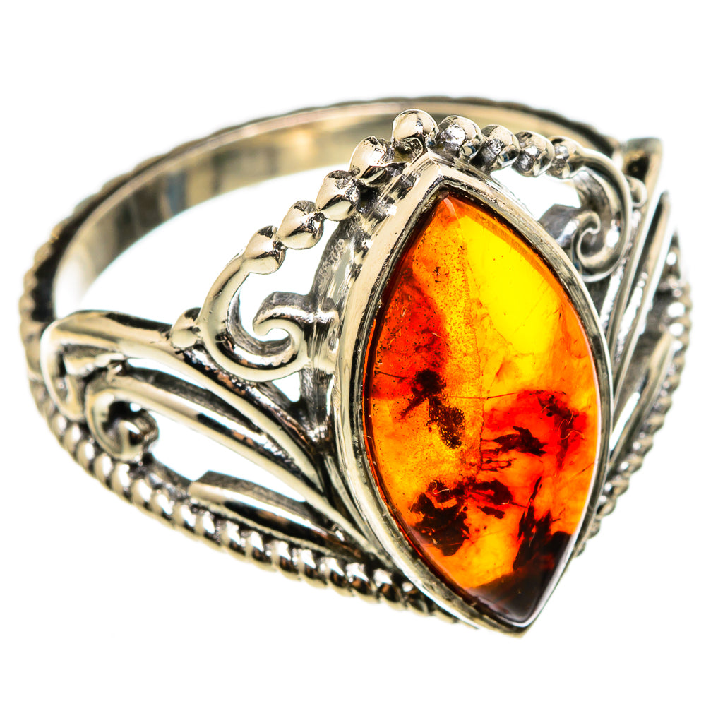 Baltic Amber Rings handcrafted by Anasilvercos - RING100347