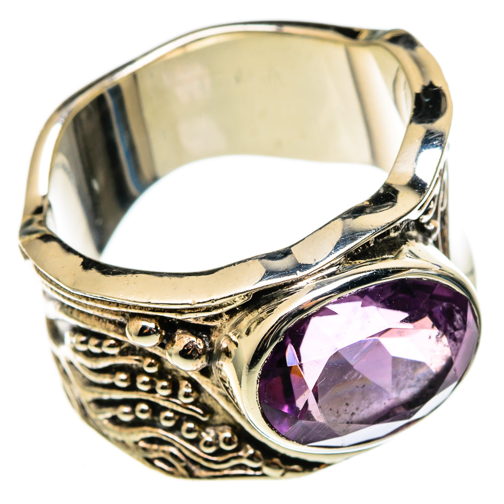 Amethyst Rings handcrafted by Anasilvercos - RING100352