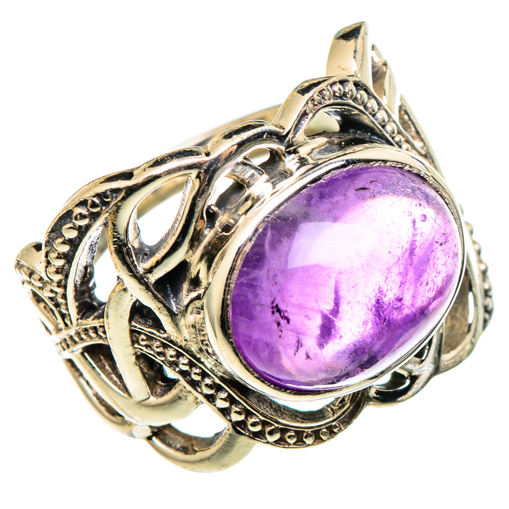 Amethyst Rings handcrafted by Anasilvercos - RING100353