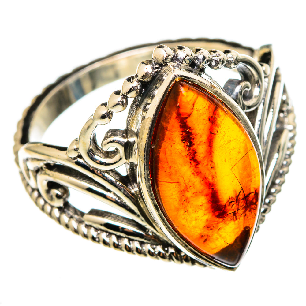 Baltic Amber Rings handcrafted by Anasilvercos - RING100356