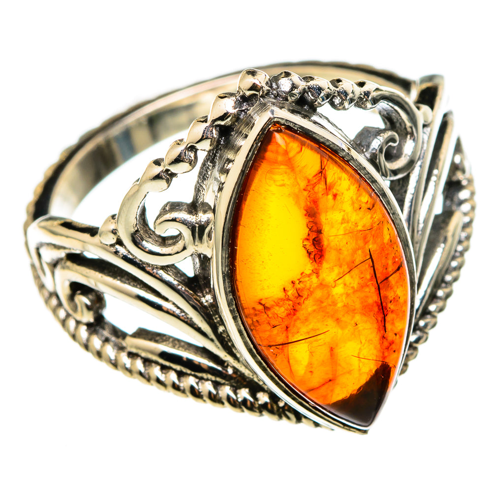 Baltic Amber Rings handcrafted by Anasilvercos - RING100364