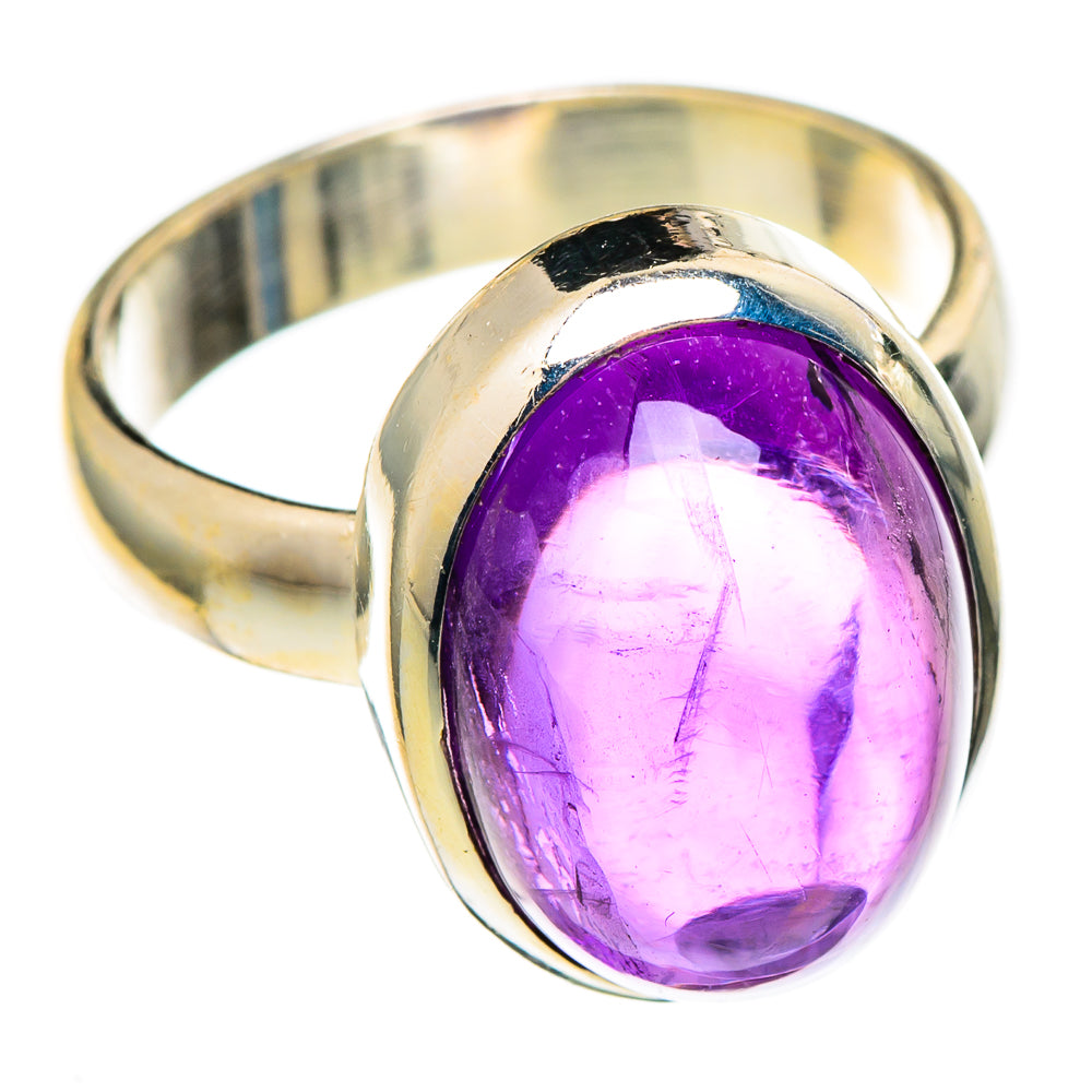 Amethyst Rings handcrafted by Anasilvercos - RING100367