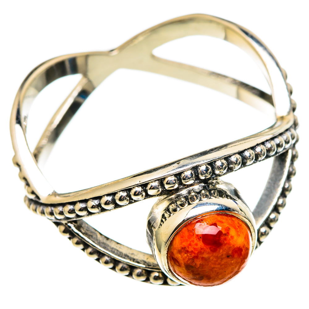Sponge Coral Rings handcrafted by Anasilvercos - RING100374