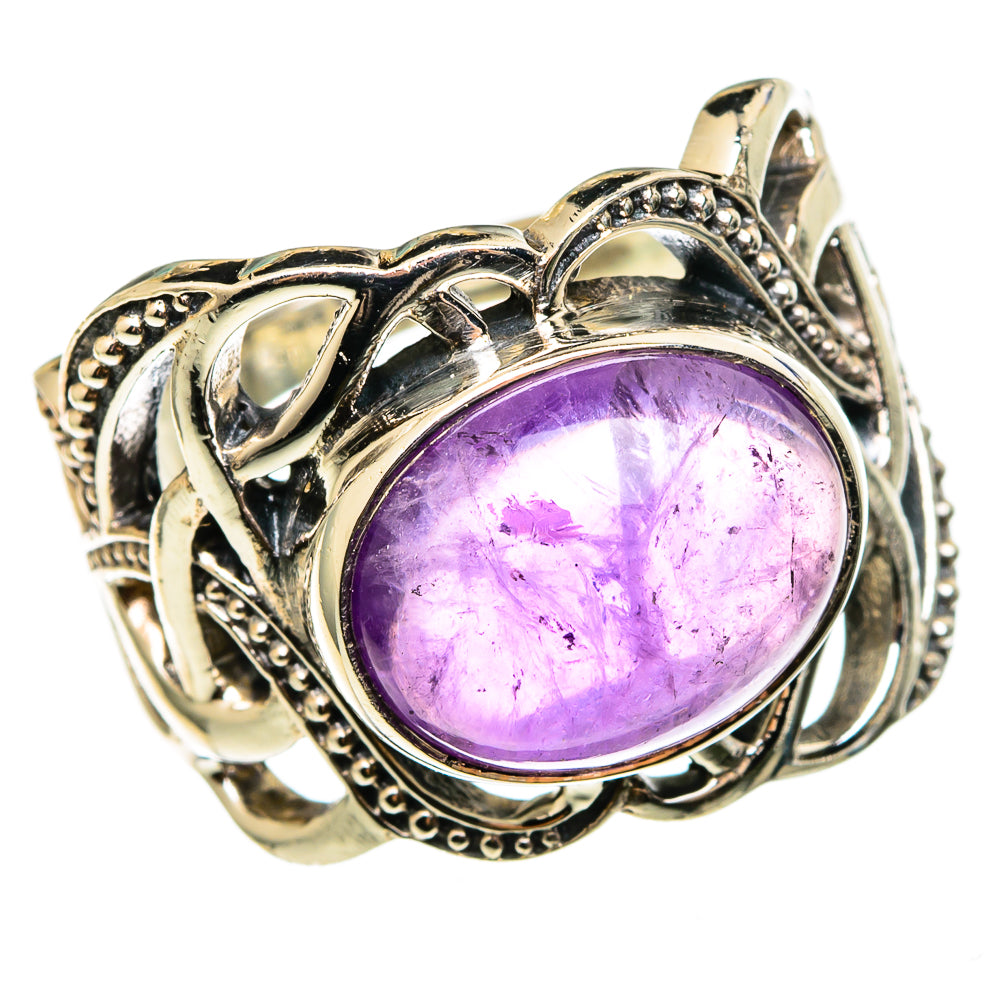 Amethyst Rings handcrafted by Anasilvercos - RING100378