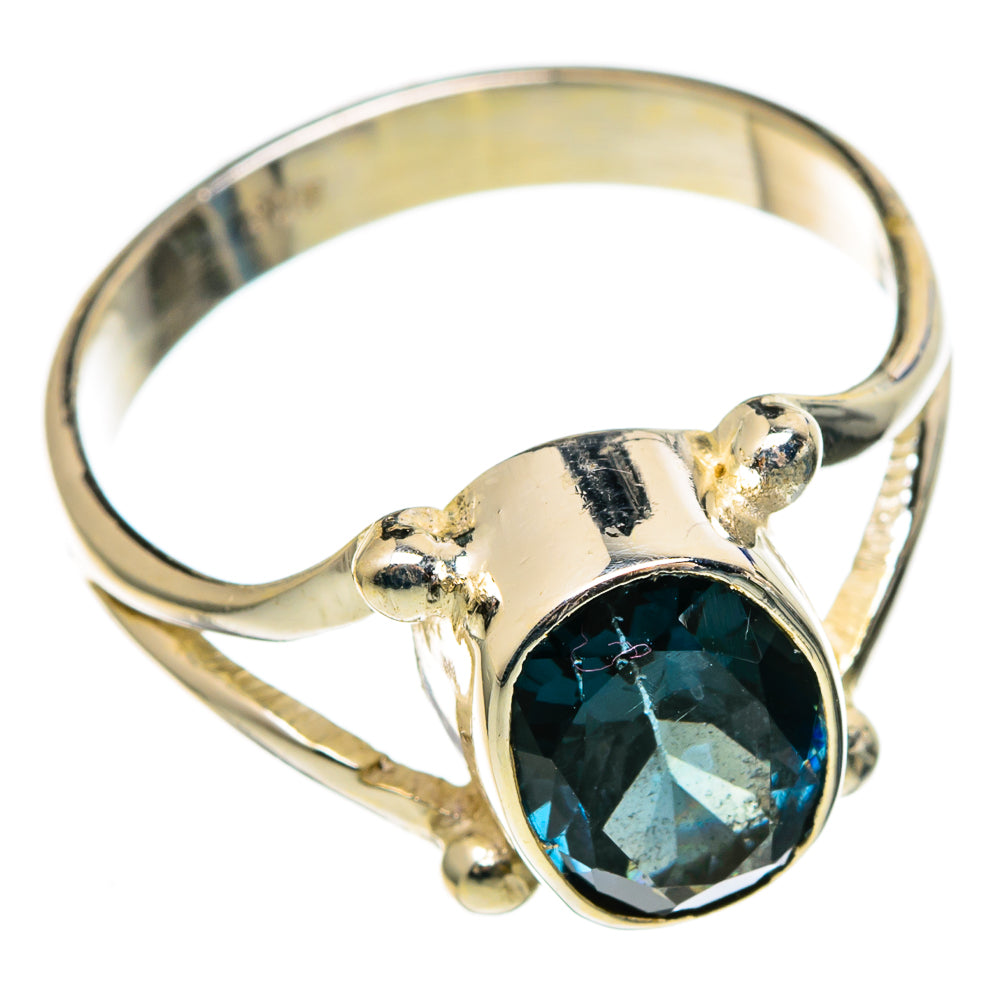Blue Spinel Rings handcrafted by Anasilvercos - RING100383