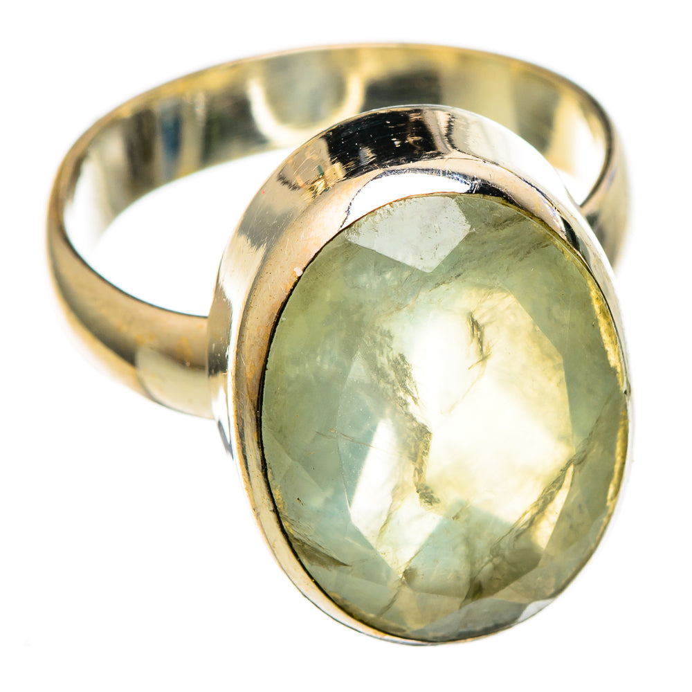 Prehnite Rings handcrafted by Anasilvercos - RING100384