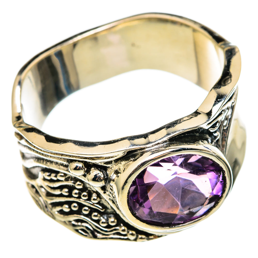Amethyst Rings handcrafted by Anasilvercos - RING100388