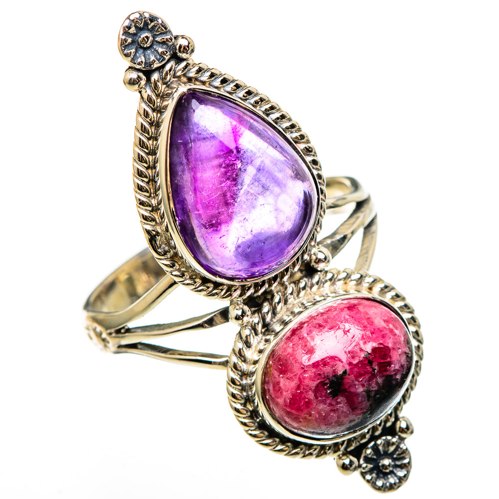 Amethyst Rings handcrafted by Anasilvercos - RING100392