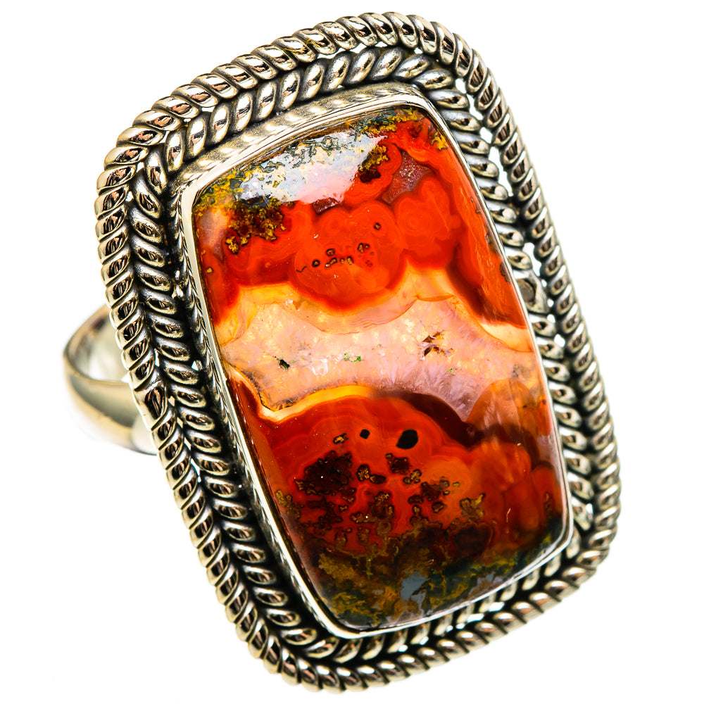 Moroccan Agate Rings handcrafted by Anasilvercos - RING100400