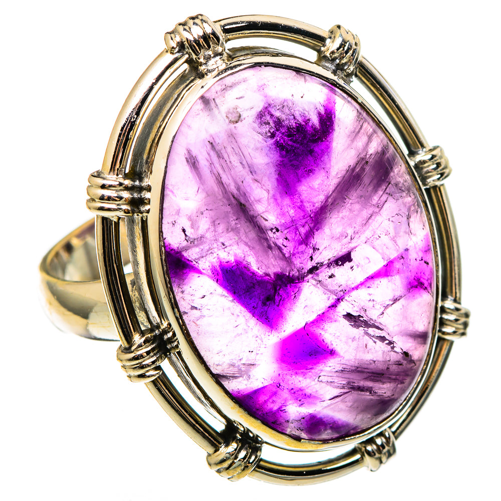 Star Amethyst Rings handcrafted by Anasilvercos - RING100406