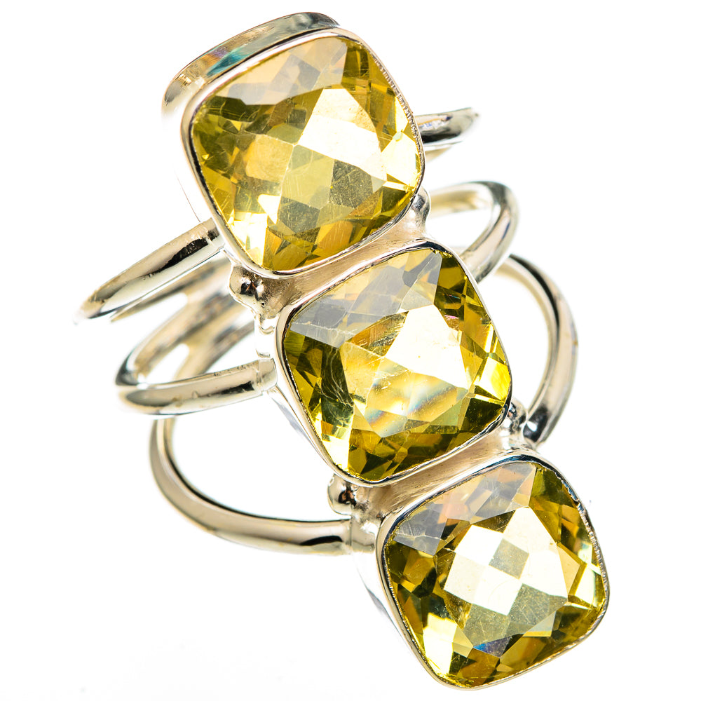Citrine Rings handcrafted by Anasilvercos - RING100410