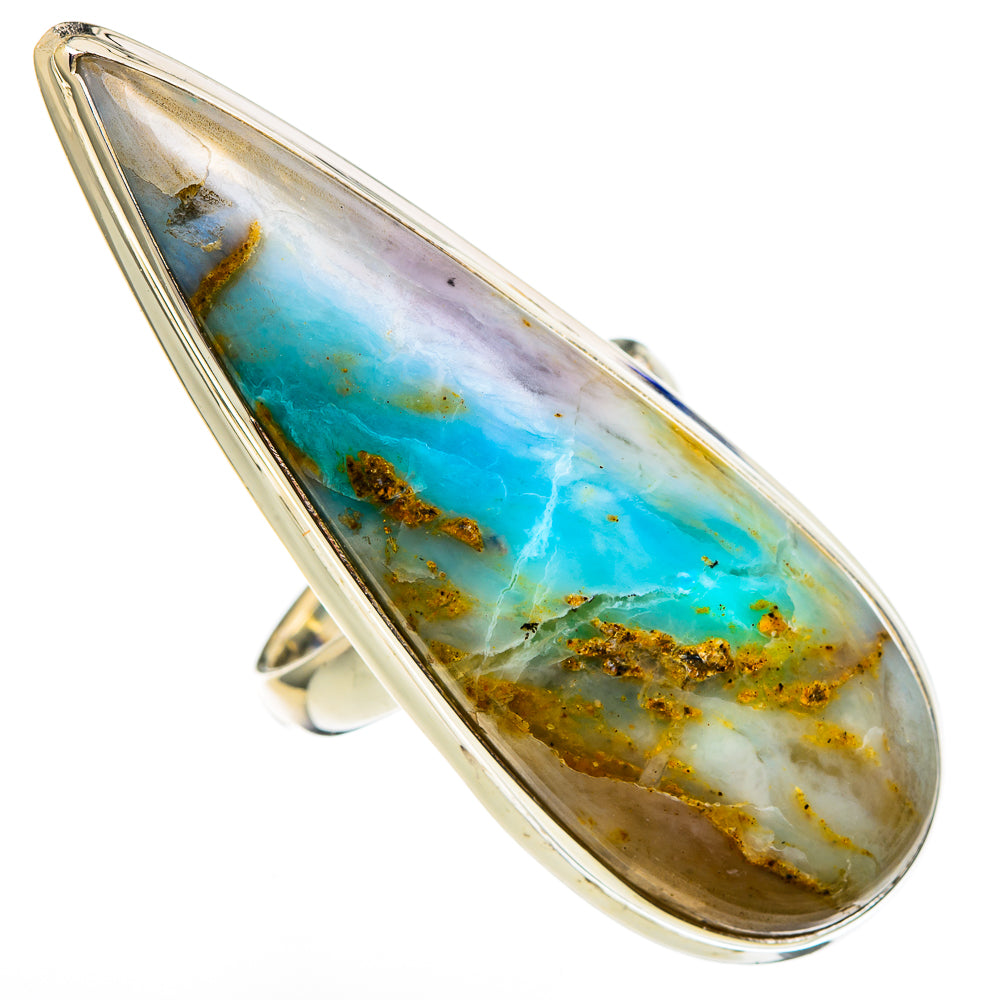 Peruvian Opal Rings handcrafted by Anasilvercos - RING100412