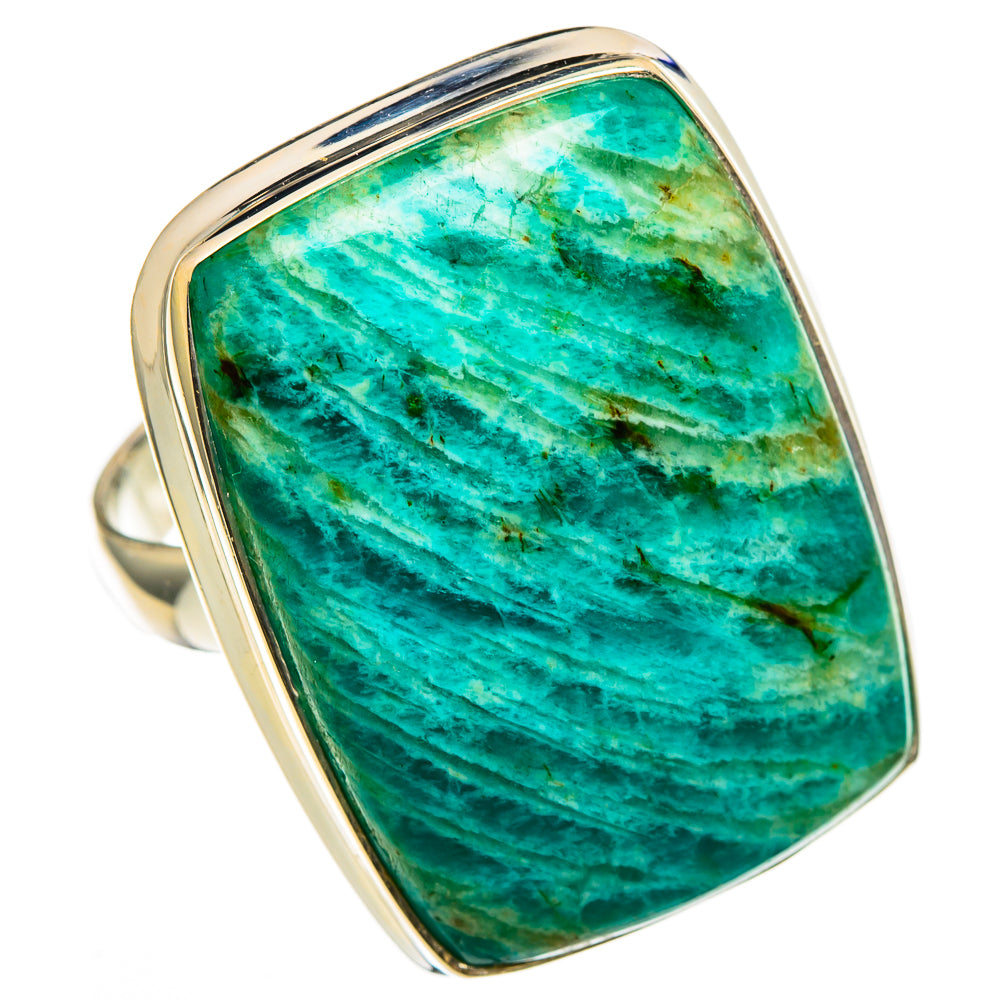 Amazonite Rings handcrafted by Anasilvercos - RING100414