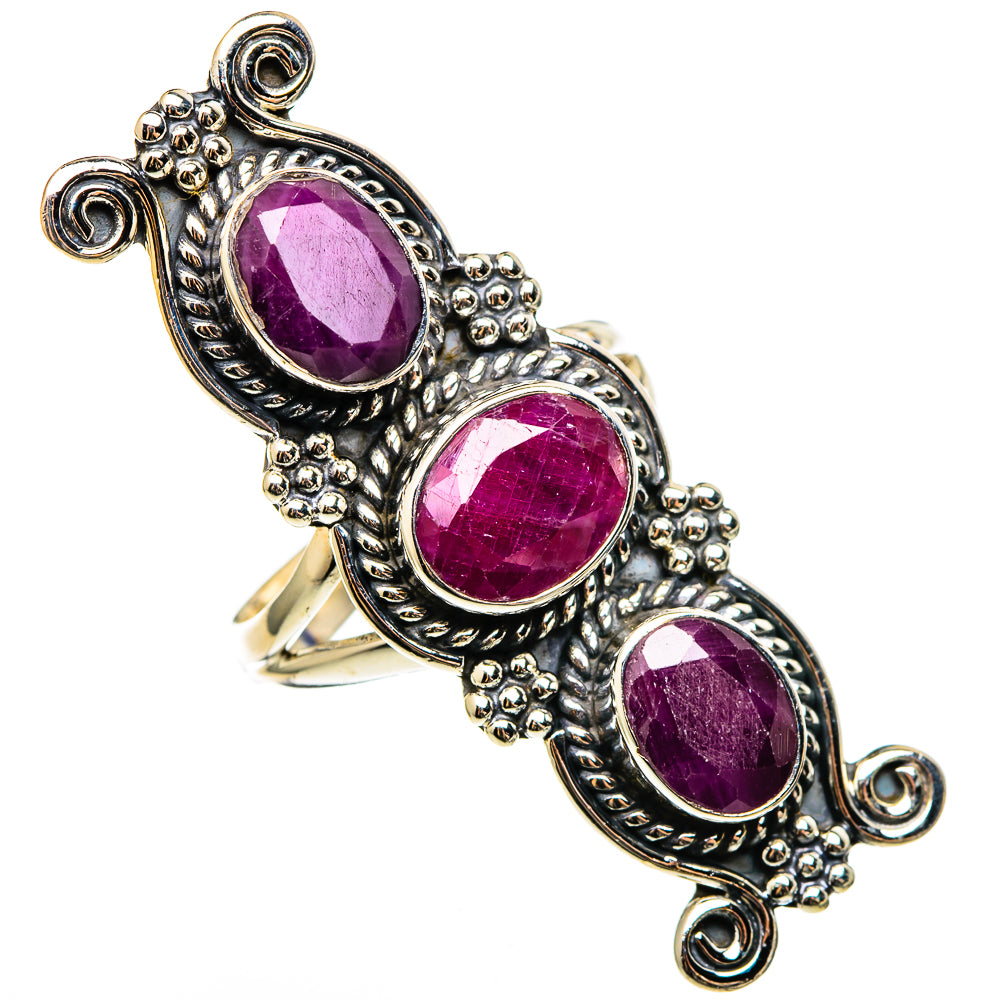 Ruby Rings handcrafted by Anasilvercos - RING100431