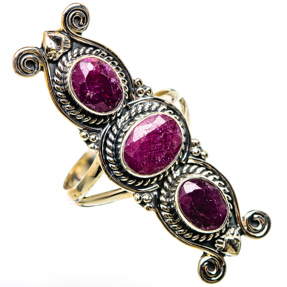 Ruby Rings handcrafted by Anasilvercos - RING100443