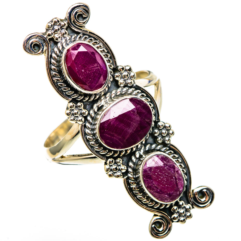 Ruby Rings handcrafted by Anasilvercos - RING100444