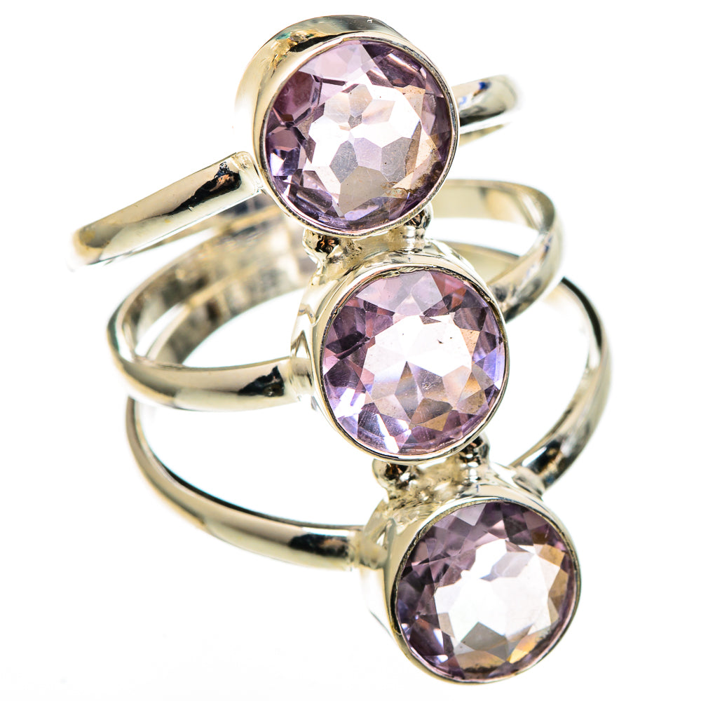 Kunzite Rings handcrafted by Anasilvercos - RING100446