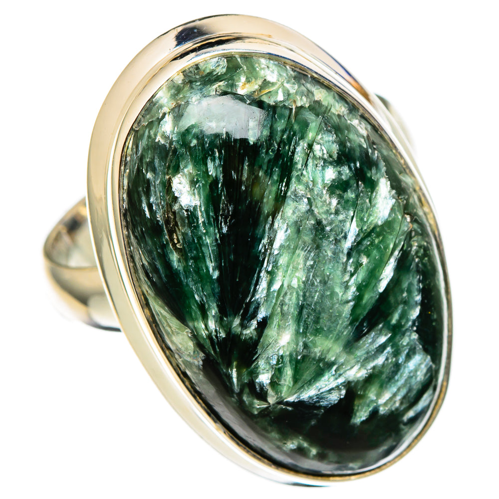 Seraphinite Rings handcrafted by Anasilvercos - RING100455 - Photo 2