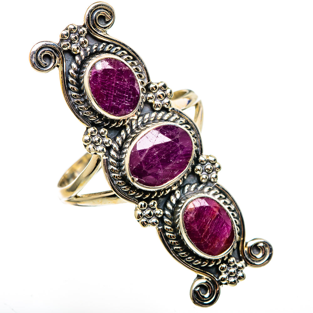Ruby Rings handcrafted by Anasilvercos - RING100459
