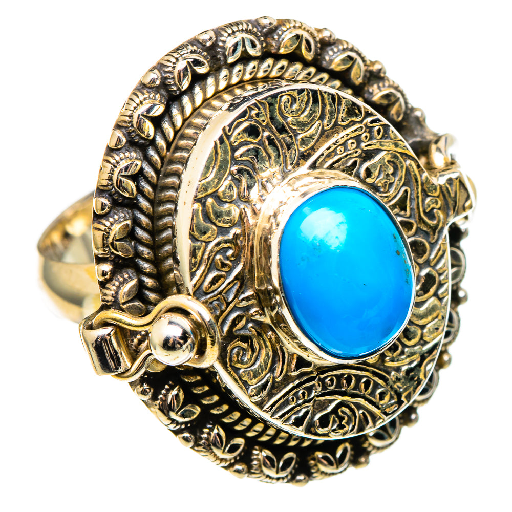 Larimar Rings handcrafted by Anasilvercos - RING100466