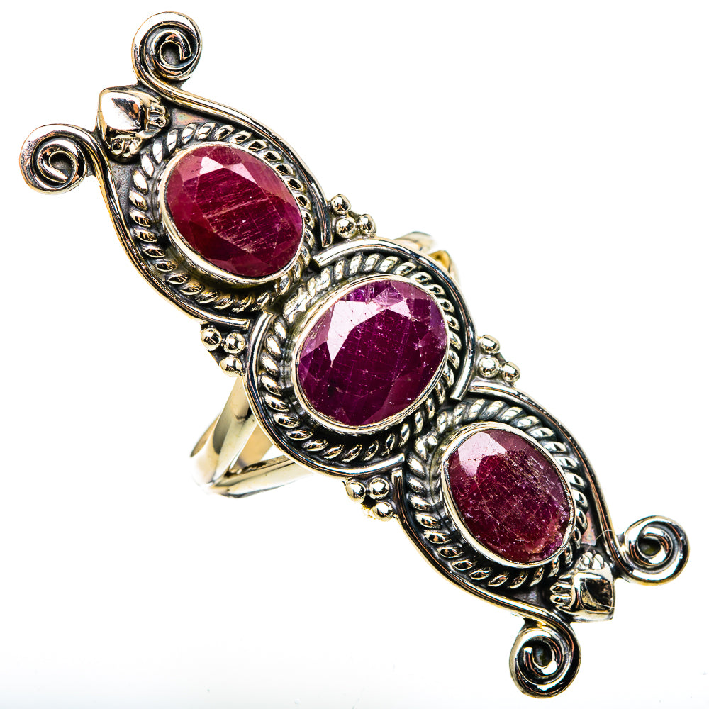 Ruby Rings handcrafted by Anasilvercos - RING100470